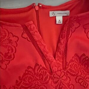 Elegant Red Long Sleeve Dress